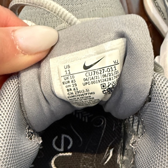 Nike Gray Athletic Sneakers - Picture 4 of 6